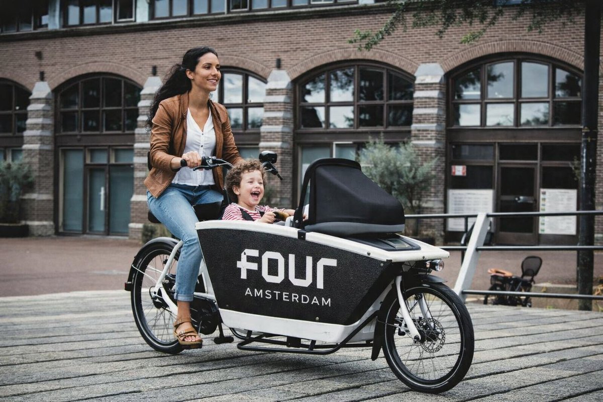 Rider in de stad